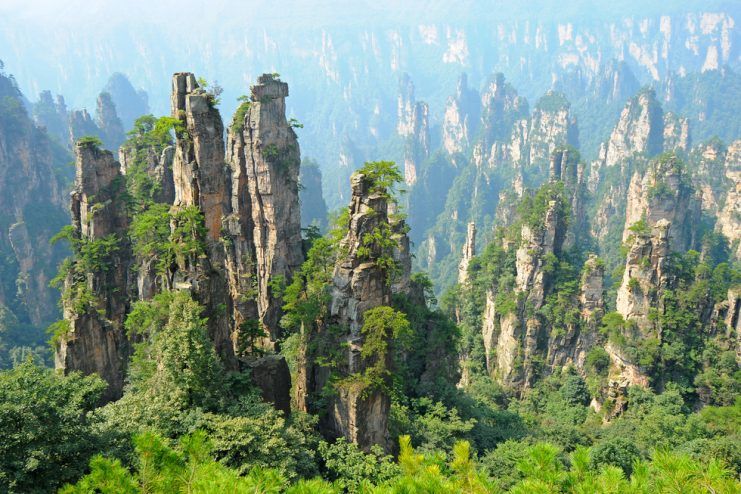 Paisajes: Parque Nacional Zhangjiajie