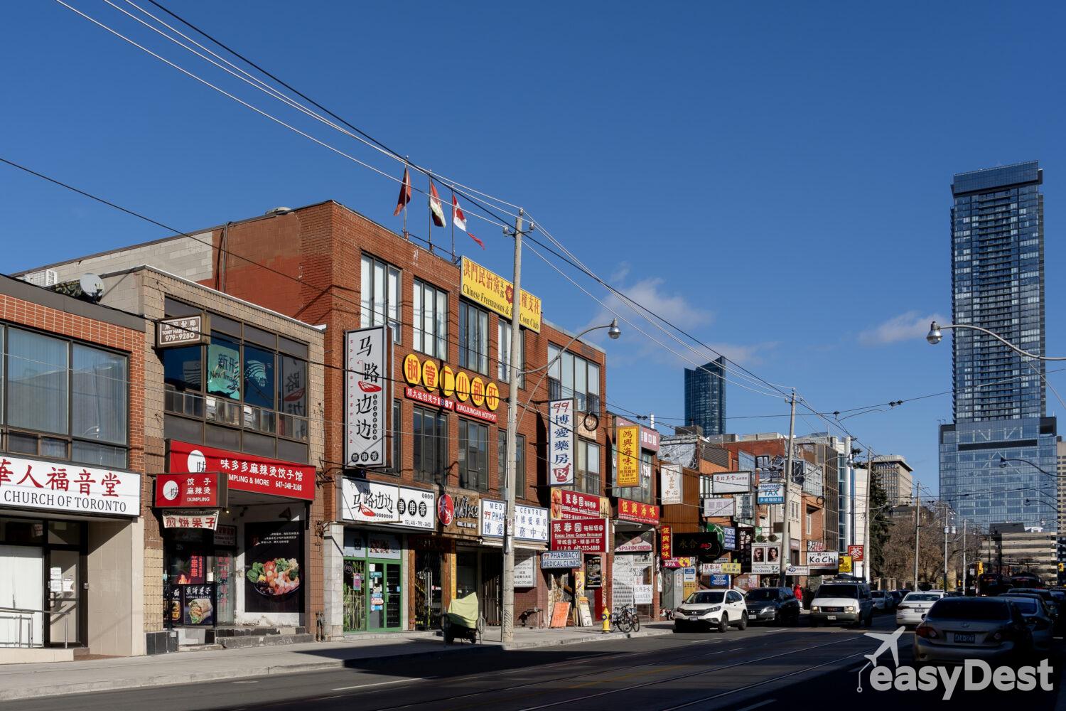 China Town en el centro de Toronto