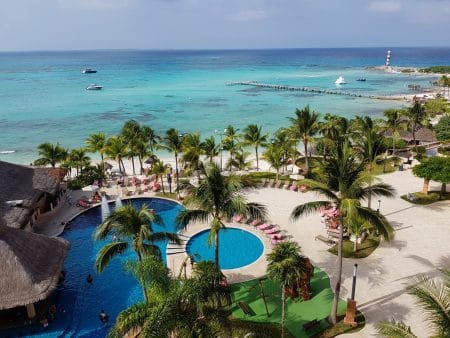 ¡Pasa navidad en Cancún! green palm trees near body of water during daytime