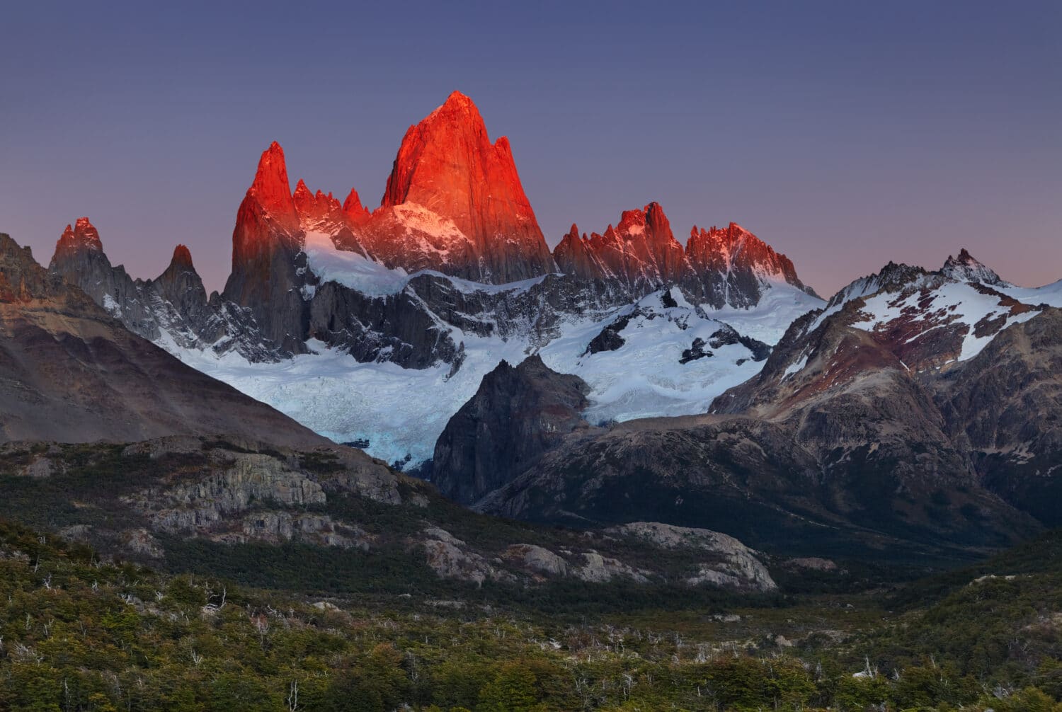 Mount Fitz Roy at sunrise, Patagonia, Argentina