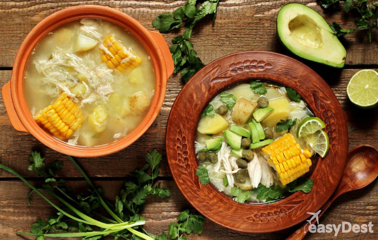 ajiaco, plato típico de colombia