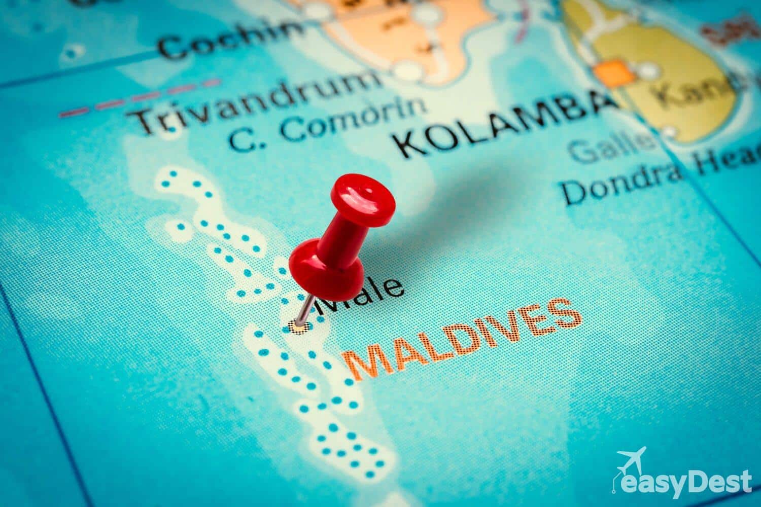 ubicacion islas maldivas